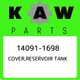 14091-1698 Kawasaki Cover,reservoir tank 140911698, New Genuine OEM Part