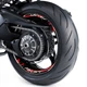 17 inch Vinyl Wheel Rim Stickers S26B For Yamaha FJ09 MT-09 Tracer 18-20