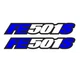 For 2015~2023 Husqvarna FE501S Accessories Swing Arm Decal Sticker Graphics Kit