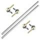 Fits Polaris Scrambler 850 Tie Rod End and Tie Rod Kit 2013 2014 2015-2021 2 Set