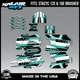 Graphics Kit for STACYC 12 EDRIVE and 16 EDRIVE BRUSHED Bike Swift-teal