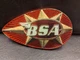 Used BSA Motorcycle gas tank emblem 68-8186 J Fray for model years 1967-1970