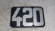 NOS HUSQVARNA HUSKY AIRBOX SIDE PANEL COVER DECAL 420 ahrma vintage