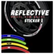 SH21 Reflective Wheel Rim Stickers For Aprilia RSV4 R APRC 11-15 14 13 12