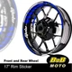 AA02 17" Wheel Rim Stickers Stripes Tape Blue For Aprilia FALCO 1000 95-05 04