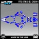 Graphics Kit for KTM Electric Mini SXE2 (2024+) Lethal - BLUE