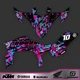YAMAHA YFZ 450r yfz450 2009-2013 DECALS GRAPHICS STICKERS KIT