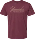 YAMAHA APPAREL LEM25S-M39-2X Yamaha Racing Premium Built T-Shirt 2XL Maroon