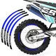 21" 18" A01B Dirt Bike Wheel Rim Stickers For Kawasaki KLX 250 S / SA 18-21 20