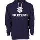 Factory Effex Suzuki Vertical Pullover Hoodie - Navy - XL 26-88406