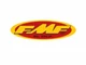 FMF Racing 23-Inch Oval Trailer Sticker (Yellow/Red)