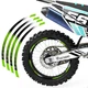 21" 18" A01B Stripe Dirt Bike Wheel Stickers For Yamaha WR 250F 01-23 22 21 20