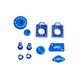 Tusk Billet Bling Kit Blue For YAMAHA YZ450FX 2016-2023