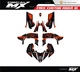 Fits YAMAHA YFZ450R 450X (2014 to 2024) graphic kit decals stickers racing yfz