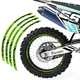 Green Dirt Bike MX Wheel Rim Sticker W01B For Suzuki DR-Z 400S 25 24 23 22 21 20