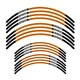 21" 18" A01B Stripe Dirt Bike Wheel Rim Stickers For Kawasaki KX 250X 21-23 22