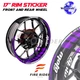 Rim Sticker Decals 17 inch AA02 Set For Suzuki Katana GSX 600F 89-06 03 04 05
