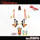 4 KTM SX SXF 250 350 500 450 2019-2020 Decal Graphics kit Sticker RT White