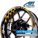 Red Racing GP Rim Wheel Decal Stickers For Yamaha FZ10 MT-10 2018-2021