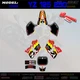 GRAPHICS KIT DECALS FITS YAMAHA YZ125 YZ250 YZ 125 250 1993-1995 94 STICKERS 