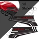 Motorcycle 3D sticker Honda  CBR650R HRC Fireblade knee fuel tank pad protection