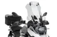 PUIG Multi-adjustable air deflector visor with clamp 250x100mm