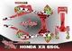 HONDA XR 650 XR650L SEMI CUSTOM GRAPHICS DECALS STICKER KIT Bad Bunny