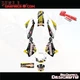 For Suzuki DRZ125 2001-07 DRZ125 PaintStain Yellow Graphics Kit Decals Stickers