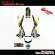 Graphics Kit fit Suzuki DRZ125 2001-07 DRZ 125 Decals Stickers Bline Blackyellow