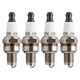 NGK Standard Spark Plug Set (4 Pieces) 7599 For Honda Accord Civic Prelude L4