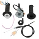 Carburetor & Throttle Handle Grip Bar For Honda XR50R CRF50F Z50R Z50 (7/8")