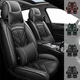 Luxury Car Seat Cover For Honda CR-V Civic Accord HR-V Front&Rear PU Leather 