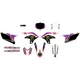 Dcor 20-50-415 YZ Retro ME Complete Graphics Kit - Black Background