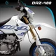 Suzuki Drz400sm Drz400s Drz400 Sticker Kit Customize Enduro White Decals