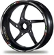 Motorcycle Wheel Decals Rim Stickers Ducati Panigale 899 959 1199 1299 Grey
