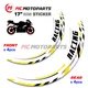 17" Rim Decal Wheel Sticker J05 For Kawasaki Ninja 650R 1000 EX650