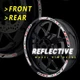 Retroreflective Rim Wheel Sticker SH16 For Suzuki SV 650X 19-20