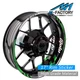 Racing 17 Inch Wheel Green Rim Stickers AA01 For Kawasaki Z900RS 18-20 19 2020