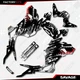 Gray Savage Graphic Sticker kit fits Honda Grom 2017 2018 2019 2020 MSX125