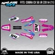 Graphics Kit for COBRA CX50 JR 2014-2021 Split Series - Magenta