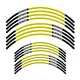 21" 18" A01B Stripe Dirt Bike Wheel Stickers For Yamaha TT-R 250 99-06 05 04 03
