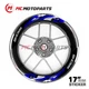 17'' Rim Wheel Sticker Vinyl Decal S10 For Yamaha FJ09 FJR1300 FZ6R FZ07