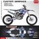 Graphics Decal Kit for Yamaha YZ250F 450F 250FX 450FX 2018-2024 Sticker Complete