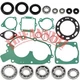 Engine Bearing Seals Gasket Rebuild Kit for Polaris Sportsman 400 4x4 400L Sport