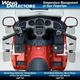 National Cycle Wing Deflector, Mirror Mount 2-Piece Set Light Tint N5110