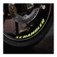 L-Green Stripe Decal Wheel Stickers For Ducati SCRAMBLER CAFE RACER 17-21