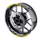 Yellow GP02 Wheel Sticker Decals Stripe 17 inch For Yamaha MT09 18-21 20 19