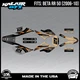 Graphics Kit for Beta RR50 (2006-2010) Orange-crew Series - TAN