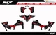 Fits YAMAHA YFZ450R 450X (2014 to 2024) graphic kit decals stickers racing yfz