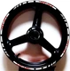 WHITE RED GP STYLE CUSTOM RIM STRIPES WHEEL DECALS TAPE STICKERS YAMAHA MT07